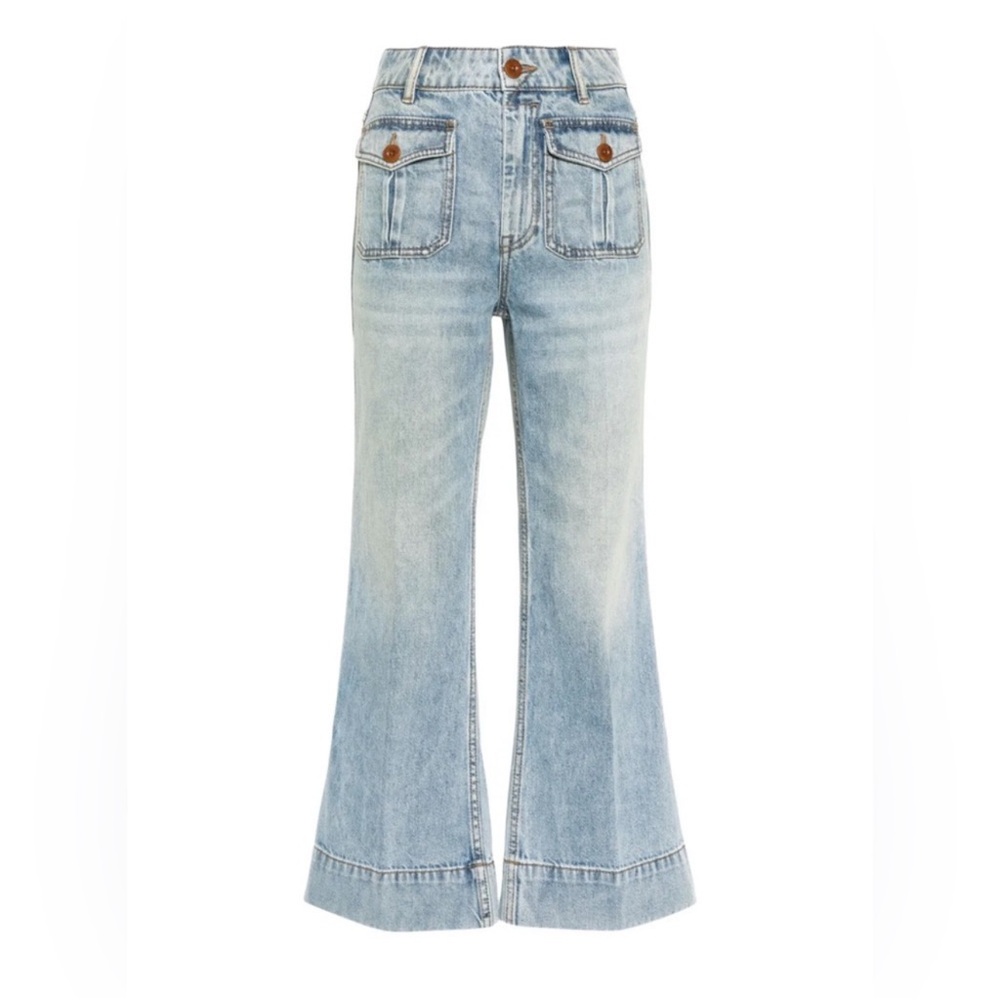 Zimmermann Light Blue Flare Jeans